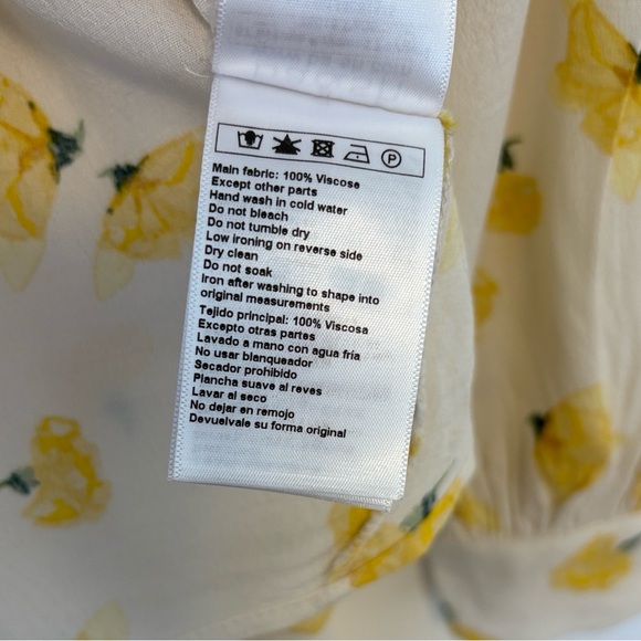 ba&sh Koxie Floral Print Wrap Top , sz : small - Picture 13 of 14